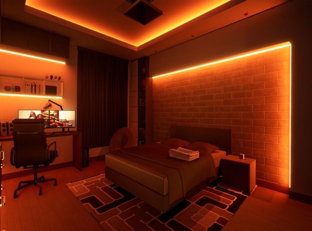 gaming setup comfort